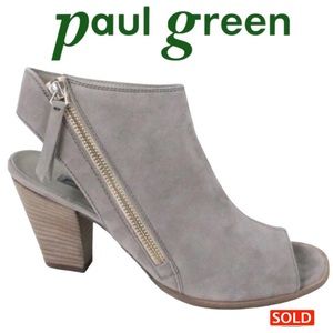 SOLD🔥 NWT Paul Green cayanne leather peep toe sandals